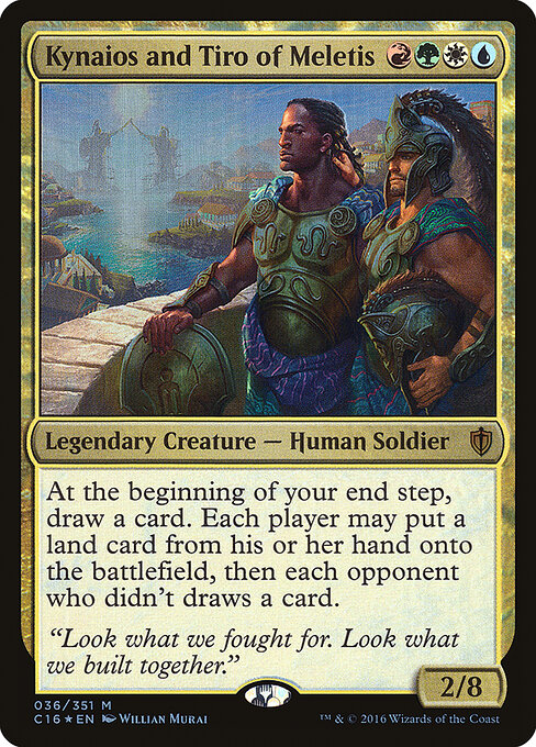 Kynaios and Tiro of Meletis — Commander 2016 #36, art by Willian Murai