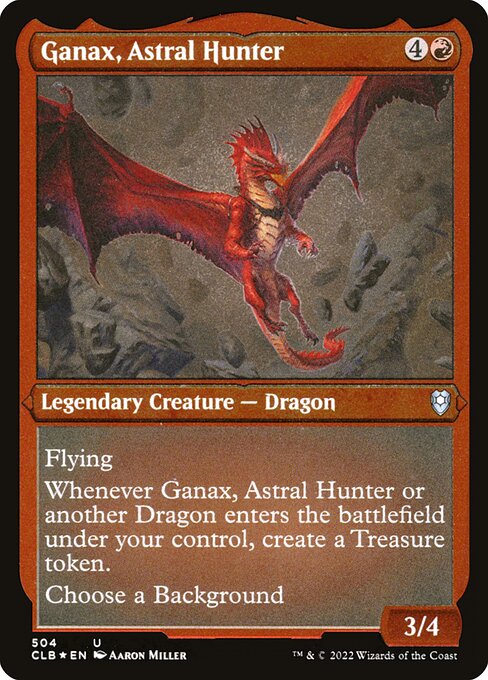 Ganax, Astral Hunter — Commander Legends: Battle for Baldur's Gate #504, art by Aaron Miller