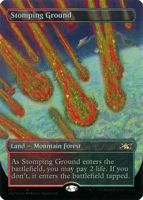 Stomping Ground — Unfinity #531, art by Bruce Brenneise