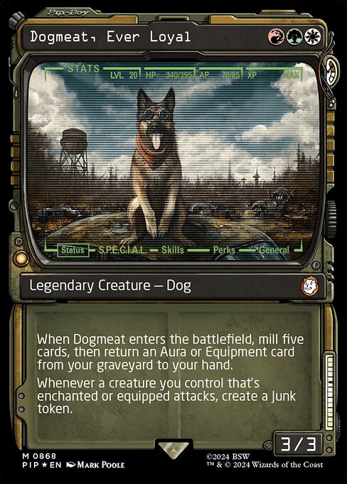 Dogmeat, Ever Loyal — Fallout #868, art by Mark Poole