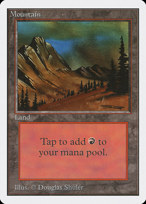 Mountain — Unlimited Edition #299, art by Douglas Shuler