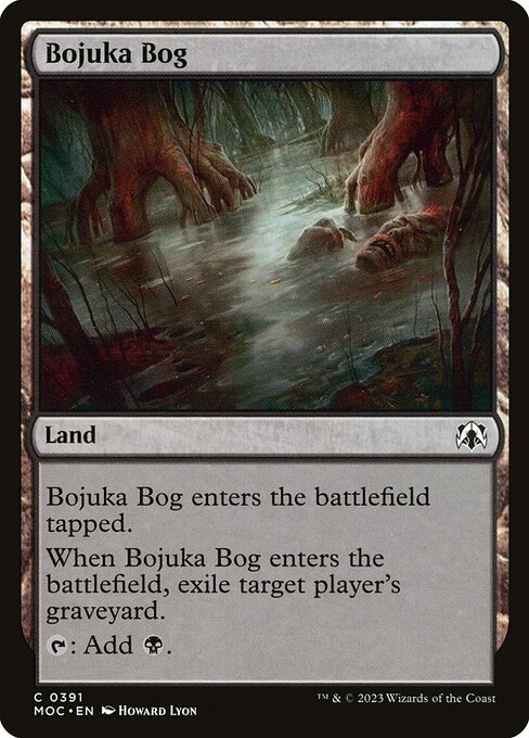 Bojuka Bog — March of the Machine Commander #391, art by Howard Lyon