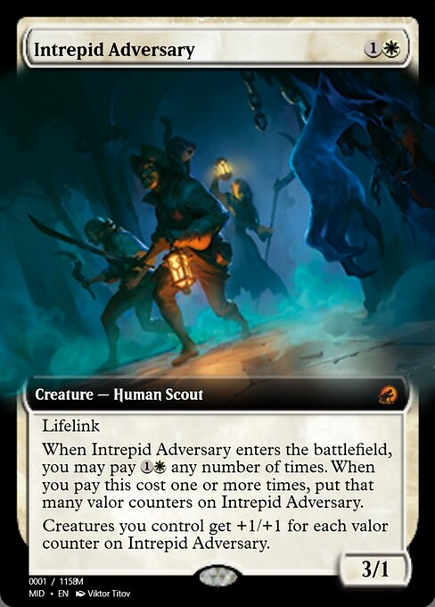 Intrepid Adversary — Magic Online Promos #93882, art by Viktor Titov