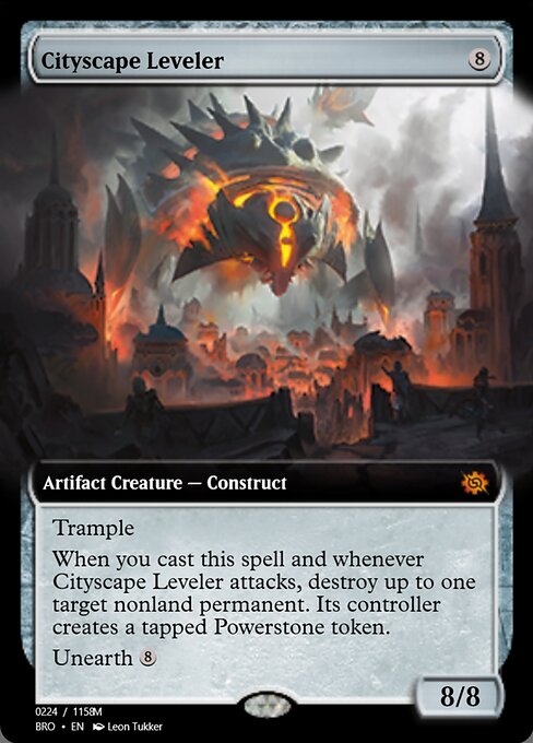 Cityscape Leveler — Magic Online Promos #105858, art by Leon Tukker