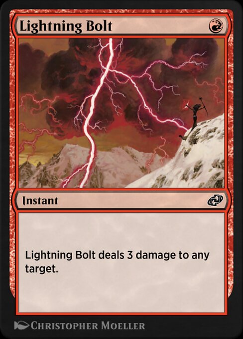 Lightning Bolt — Jumpstart: Historic Horizons #787, art by Christopher Moeller