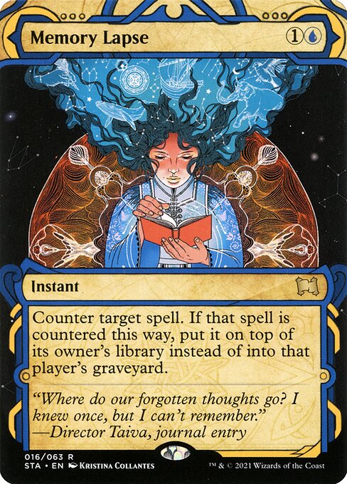 Memory Lapse — Strixhaven Mystical Archive #16, art by Kristina Collantes