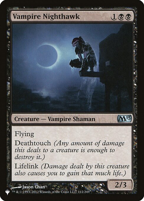 Vampire Nighthawk — The List #M13-112, art by Jason Chan
