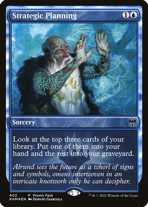 Strategic Planning — Kaldheim #402, art by Donato Giancola