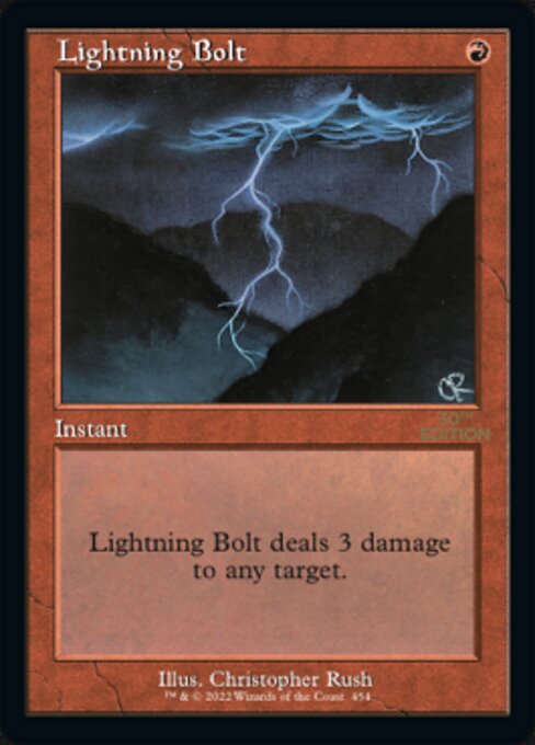 Lightning Bolt — 30th Anniversary Edition #454, art by Christopher Rush