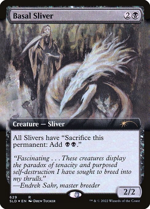 Basal Sliver — Secret Lair Drop #629, art by Drew Tucker