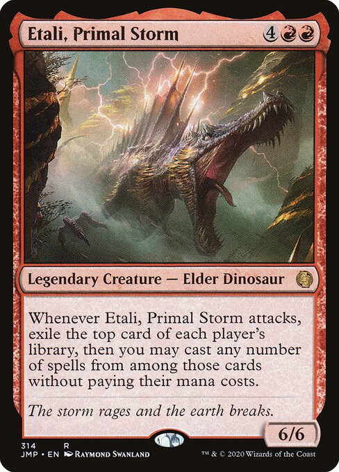 Etali, Primal Storm — Jumpstart #314, art by Raymond Swanland