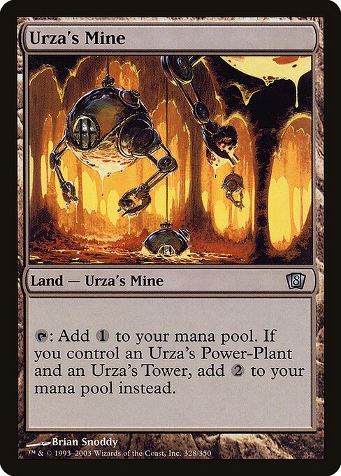 Urza's Mine — Eighth Edition #328★, art by Brian Snõddy