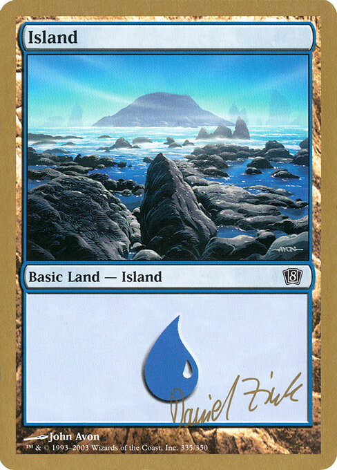 Island — World Championship Decks 2003 #dz335, art by John Avon