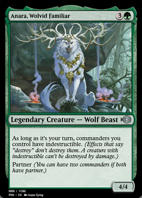 Anara, Wolvid Familiar — Magic Online Promos #86254, art by Jesper Ejsing