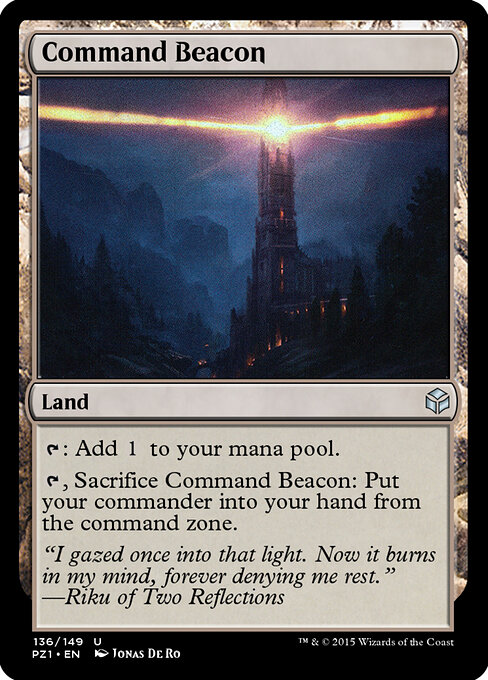 Command Beacon — Legendary Cube Prize Pack #136, art by Jonas De Ro