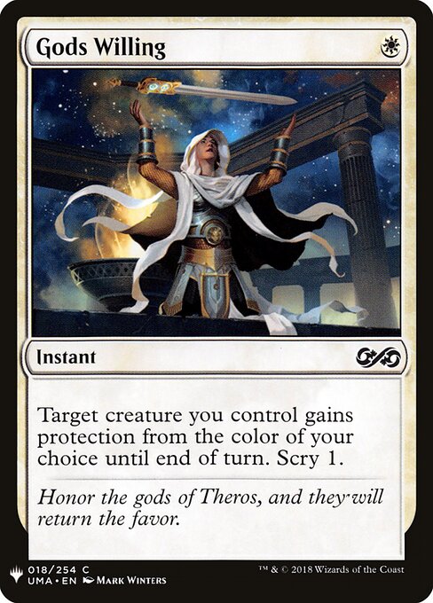 Gods Willing — The List #UMA-18, art by Mark Winters