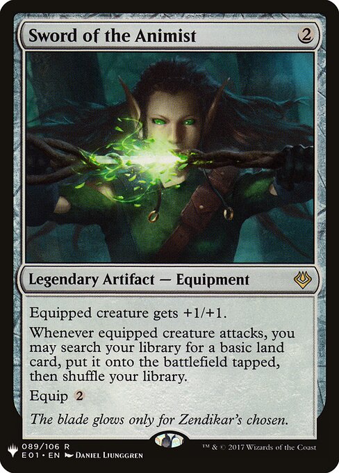 Sword of the Animist — The List #E01-89, art by Daniel Ljunggren