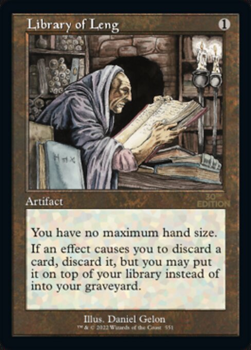 Library of Leng — 30th Anniversary Edition #551, art by Daniel Gelon