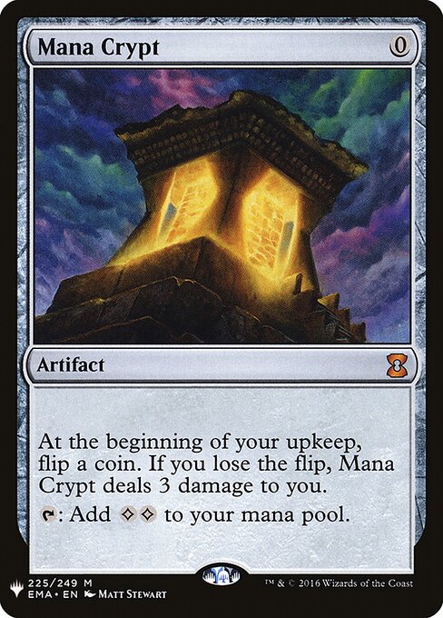 Mana Crypt — The List #EMA-225, art by Matt Stewart
