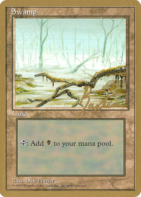 Swamp — Pro Tour Collector Set #gb372, art by Dan Frazier