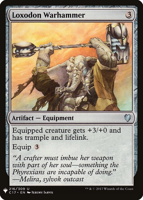 Loxodon Warhammer — The List #C17-216, art by Jeremy Jarvis