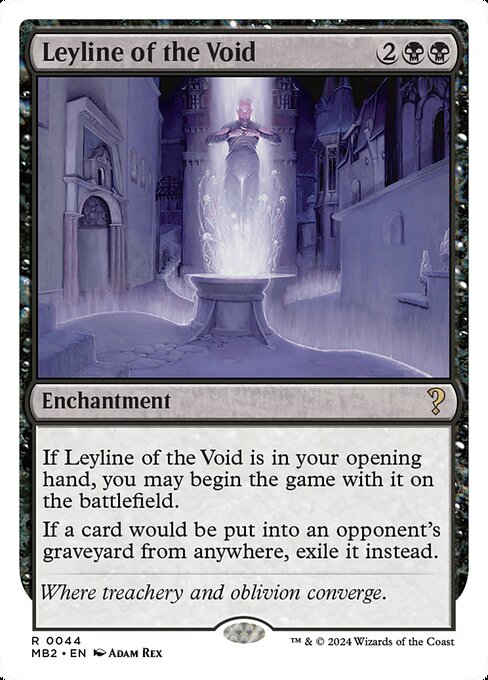 Leyline of the Void — Mystery Booster 2 #44, art by Adam Rex