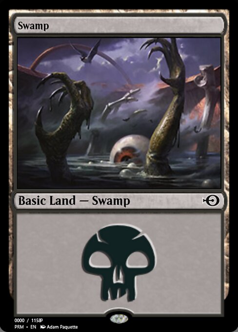 Swamp — Magic Online Promos #81862, art by Adam Paquette