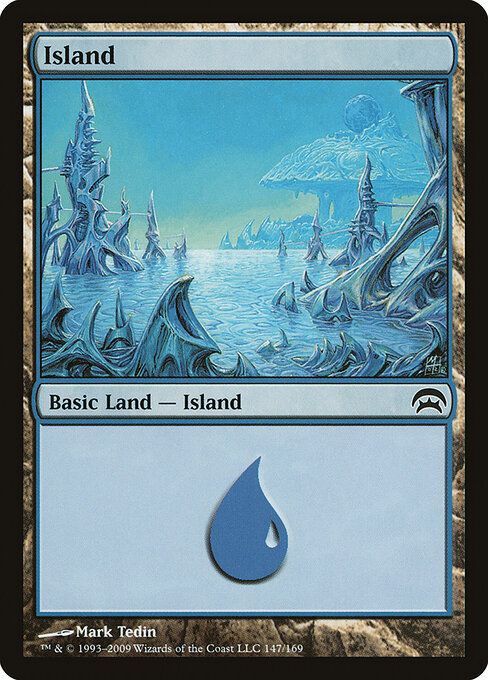 Island — Planechase #147, art by Mark Tedin