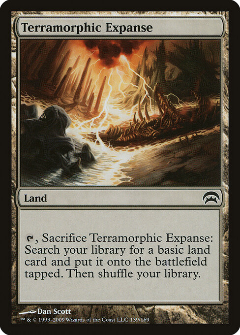 Terramorphic Expanse — Planechase #139, art by Dan Murayama Scott
