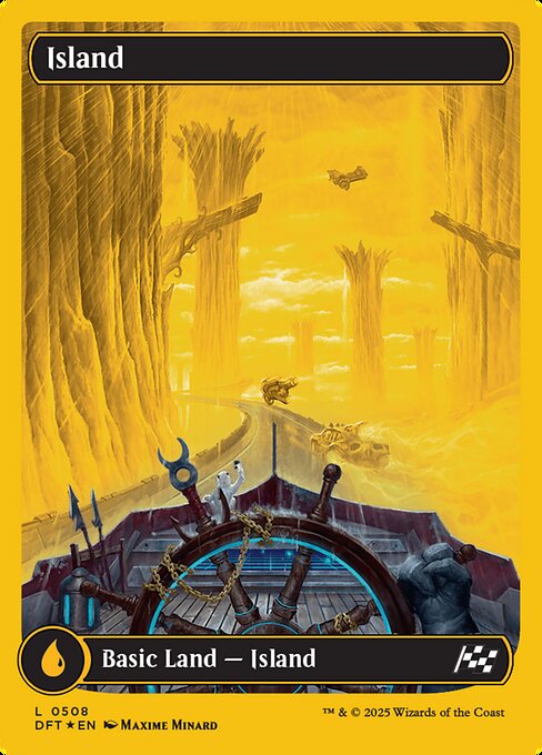Island — Aetherdrift #508, art by Maxime Minard