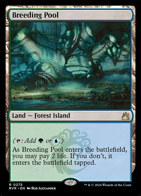 Breeding Pool — Ravnica Remastered #275, art by Rob Alexander