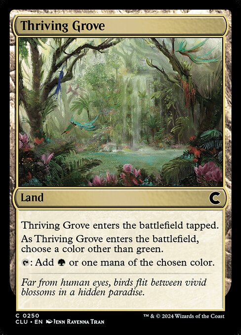 Thriving Grove — Ravnica: Clue Edition #250, art by Ravenna Tran