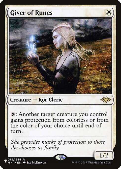 Giver of Runes — The List #MH1-13, art by Seb McKinnon