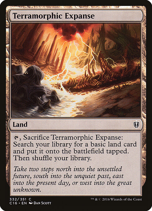 Terramorphic Expanse — Commander 2016 #332, art by Dan Murayama Scott