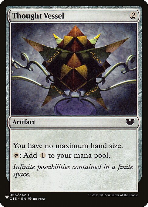 Thought Vessel — The List #C15-55, art by rk post