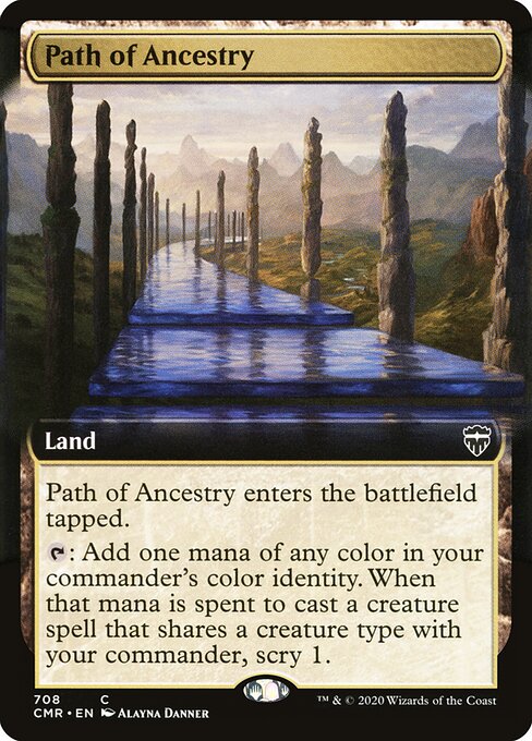 Path of Ancestry — Commander Legends #708, art by Alayna Danner