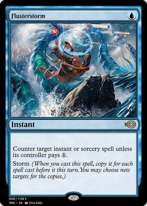Flusterstorm — Magic Online Promos #69985, art by Chris Rallis