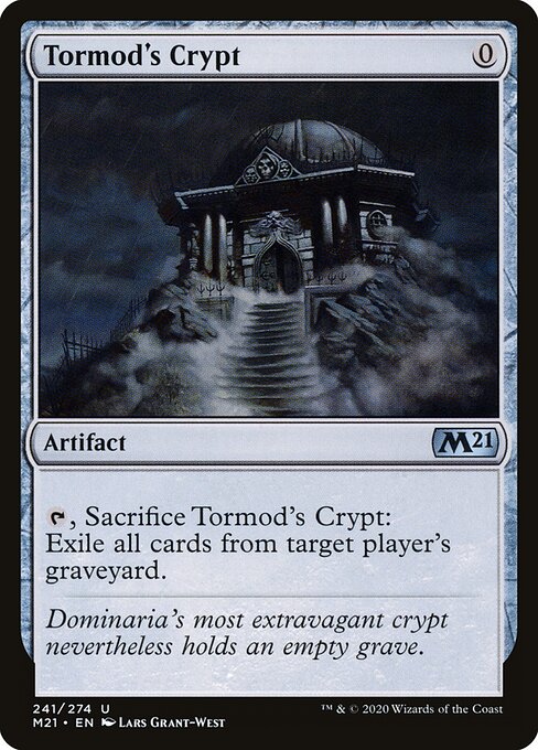 Tormod's Crypt — Core Set 2021 #241, art by Lars Grant-West