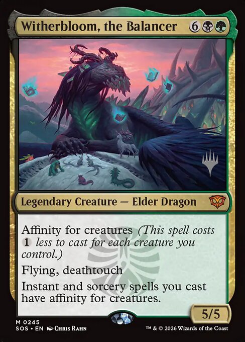 Witherbloom, the Balancer — Secrets of Strixhaven Promos #245p, art by Chris Rahn