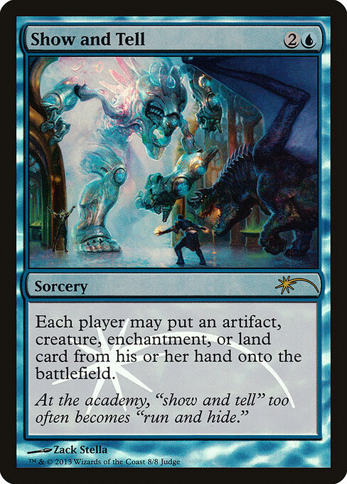 Show and Tell — Judge Gift Cards 2013 #8, art by Zack Stella