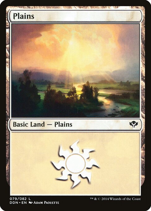 Plains — Duel Decks: Speed vs. Cunning #79, art by Adam Paquette