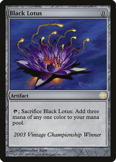 Black Lotus — Vintage Championship #2003, art by Christopher Rush