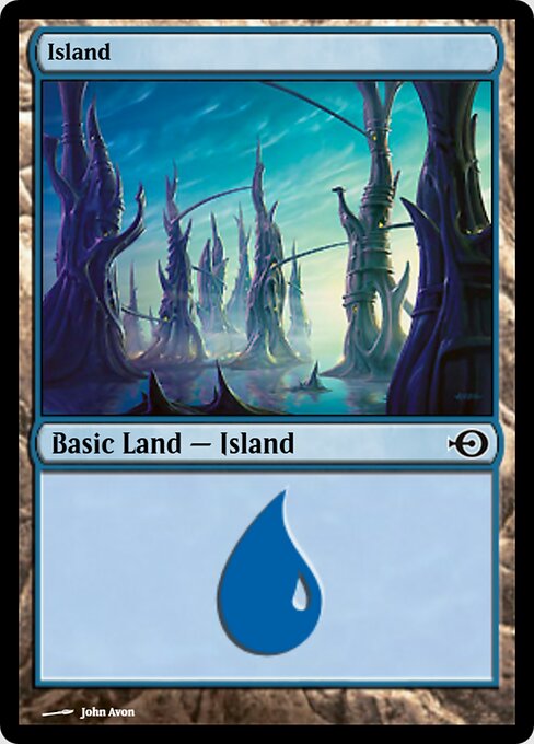 Island — Magic Online Promos #40062, art by John Avon