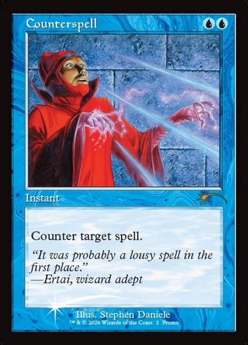 Counterspell — MagicFest 2026 #5, art by Stephen Daniele