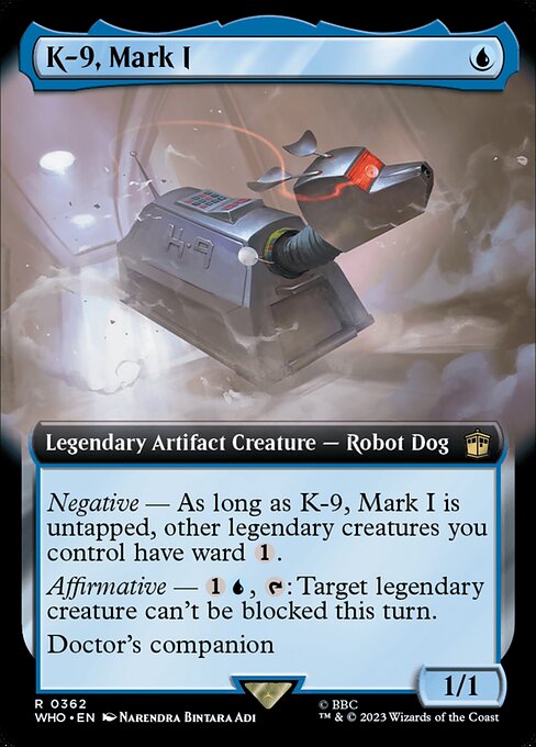 K-9, Mark I — Doctor Who #362, art by Narendra Bintara Adi
