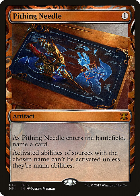 Pithing Needle — Kaladesh Inventions #44, art by Joseph Meehan