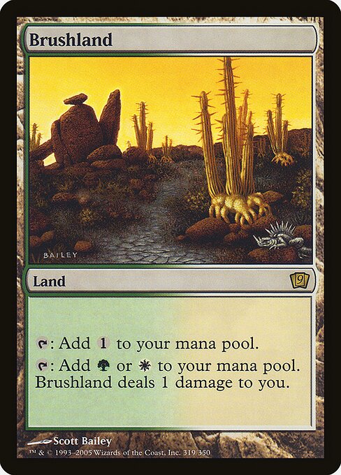 Brushland — Ninth Edition #319★, art by Scott Bailey