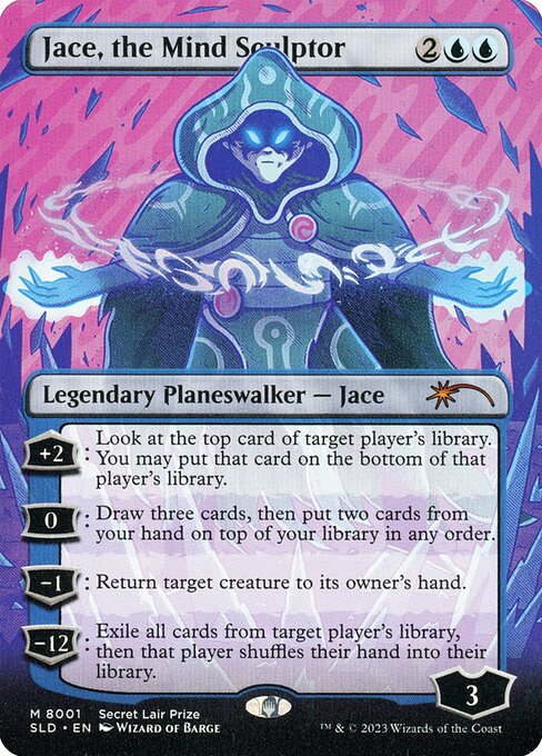 Jace, the Mind Sculptor — Secret Lair Drop #8001, art by Wizard of Barge