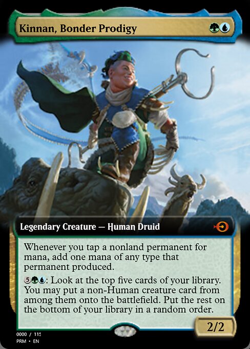 Kinnan, Bonder Prodigy — Magic Online Promos #80851, art by Jason Rainville