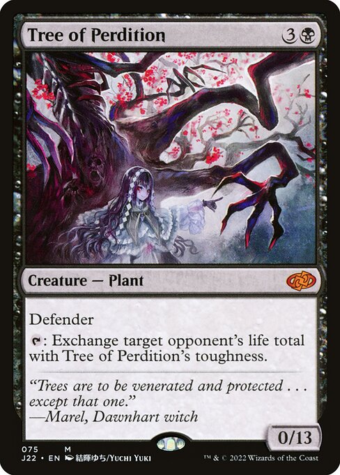 Tree of Perdition — Jumpstart 2022 #75, art by Yuchi Yuki